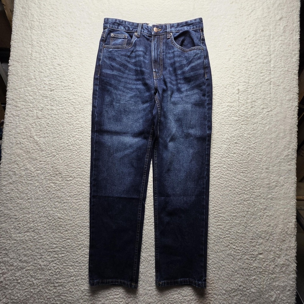 Hickey Freeman Jeans Mens 33x30 Blue Regular Fit Straight Denim Pants Dark Wash